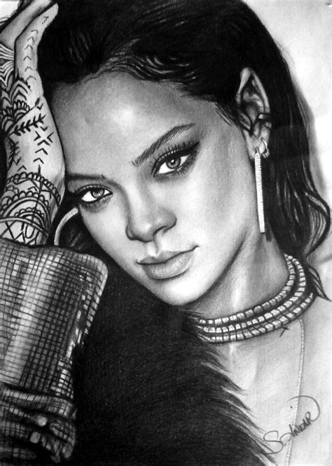 2015 03 15 Rihanna Drawing Serkan Anlar By Serkanpainter On Deviantart