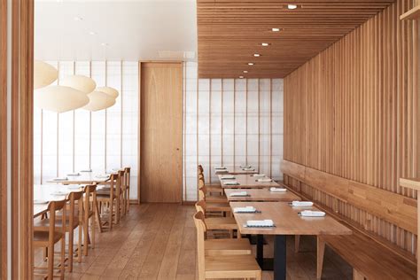 Izumi Charlottenlund Restaurant Design Reflects Its Nordic Japanese