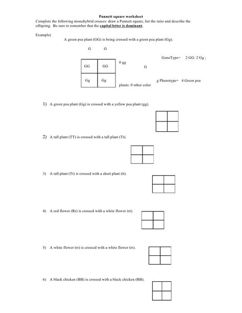 Provide a punnett square to support your answers where indicated. Incomplete And Codominance Worksheet Non Mendelian ...