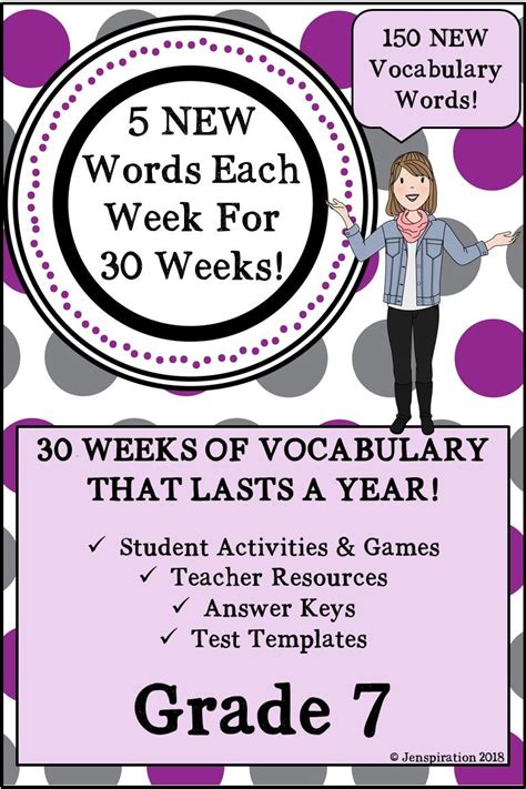 Weekly Vocabulary Words For Fun Student Learning Introduce 5 New Vocab