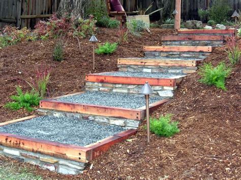 If you are not placing a new cloak that mimics the stone on the existing. How To Build Wooden Steps On A Hill | MyCoffeepot.Org
