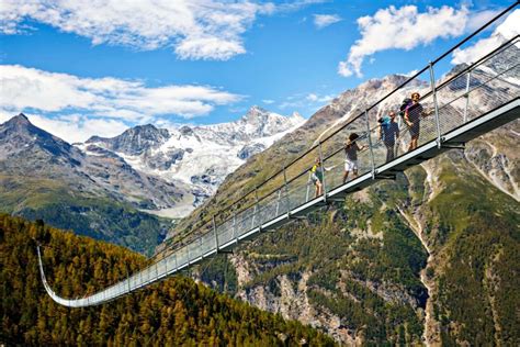 Speedy Freaks Worlds Longest Pedestrian Bridge Opens In The Swiss Alps