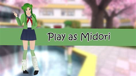Play As Custom Midori Dl Requested Ii Yandere Simulator Youtube