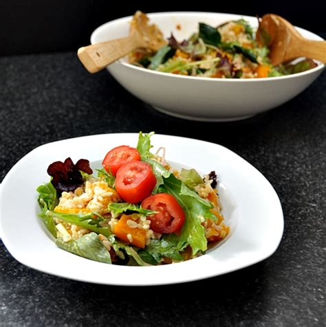 Maybe you would like to learn more about one of these? Roasted Pumpkin Brown Rice Salad - Fuss Free Cooking