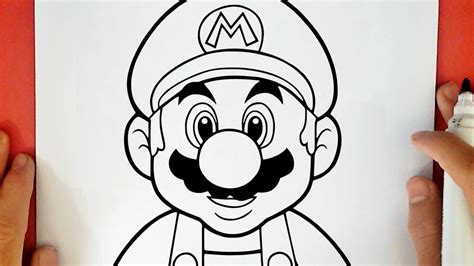 Como Dibujar A Super Mario Bros Paso A Paso Easy Drawings Dibujos