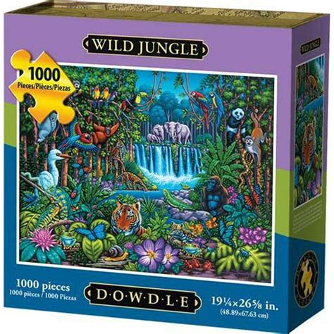 Dowdle Jigsaw Puzzle Wild Jungle 1000 Piece