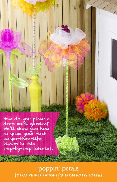 Hobby lobby is an online craft store with super selections and super savings. HobbyLobby Projects - Poppin' Petals