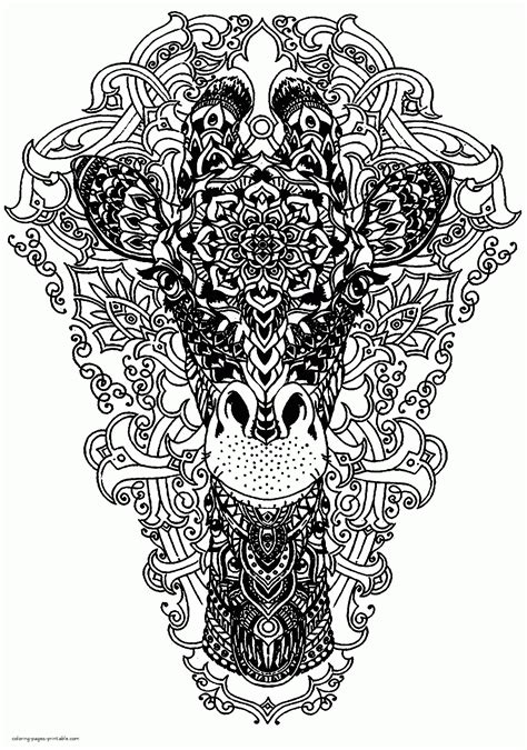 50 Best Ideas For Coloring Hard Printables Animals