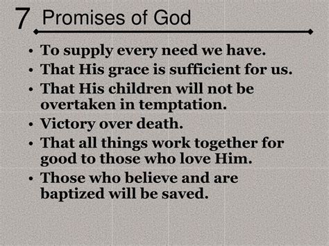 Ppt Promises Of God Powerpoint Presentation Free Download Id6905001