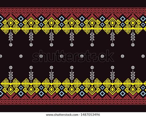 Indonesia Batik Traditional Songket Sasak Lombok Stock Vector Royalty