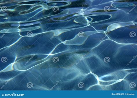 Light Ripple Reflection On Water In Swimming Pool Stock Image Image