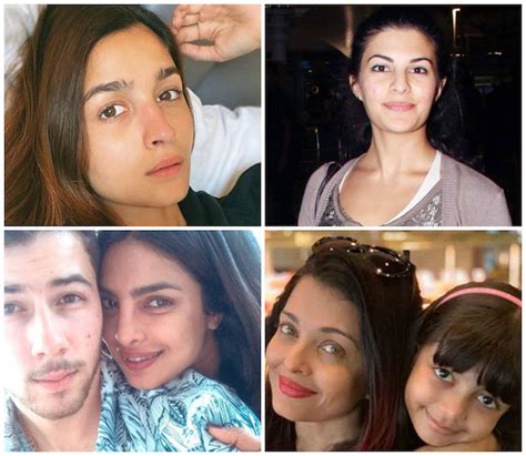 12 Top Bollywood Actresses Without Makeup