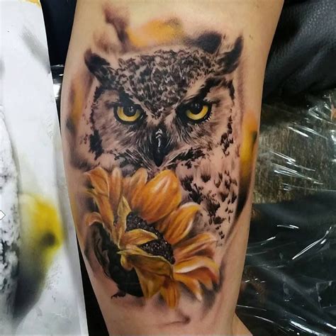 42 Stunning Owl Sleeve Tattoo Ideas For Females Image Hd