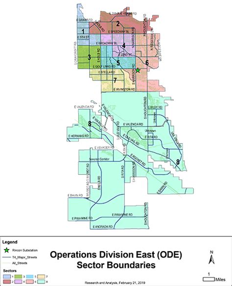 Operations Division East City Of Tucson