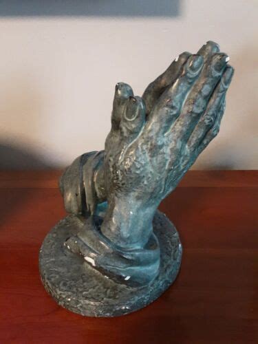 Vintage Praying Hands Sculpture Alexander Backer Abco Ebay