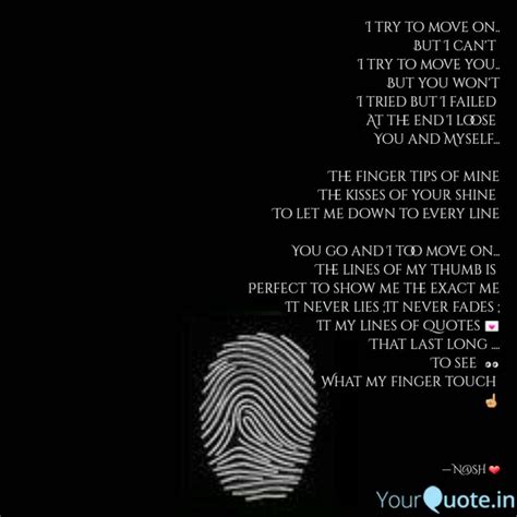 best fingerprint quotes status shayari poetry and thoughts yourquote