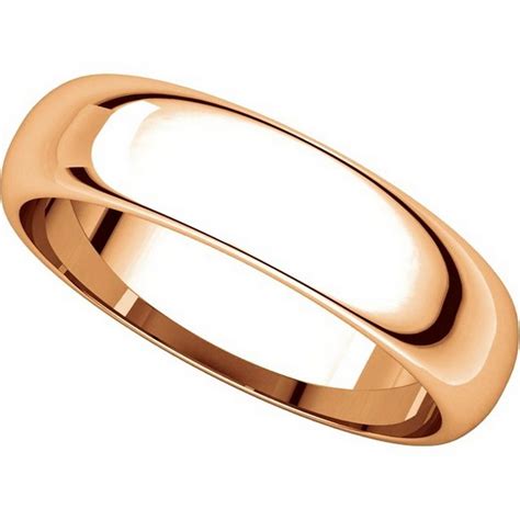 Lifetime warranty · free shipping both ways · ethical sourcing H112945R 14K Rose Plain Gold Wedding Band