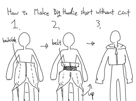 Double G Girl How To Make Big Hoodie Short Without Cutting