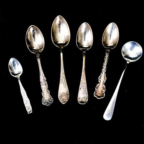 Assorted Vintage Sterling Silver Spoons Including Towle Towle Makers