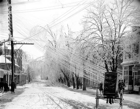 23 February 2014 - Recent Weather Recalls 1902 Ice Storm - Historical