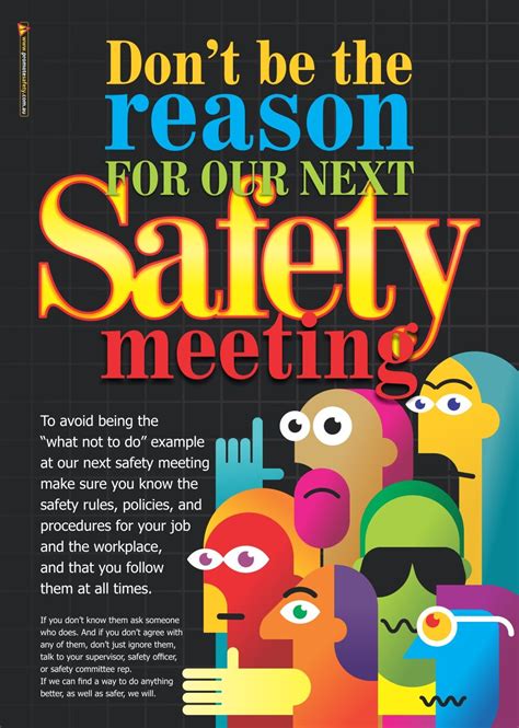 Dont Be The Reason Safety Posters Promote Safety Health And Safety