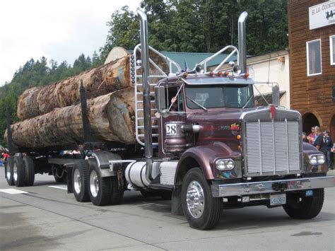 Big Logs From The Cascades Big Trucks Big Rig Trucks Trucks