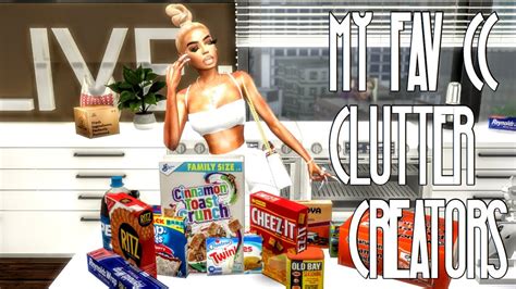 The Sims4 Best Cc Clutter Creators🍔 ️30links Youtube