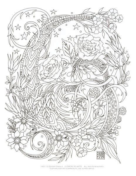 Digital Download This Is A Complex Coloring Page Designed By Cynthia