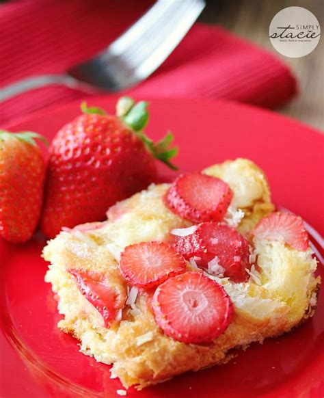 Strawberry And Coconut Breakfast Casserole Simply Stacie