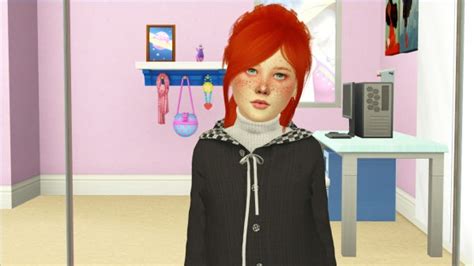 Sims 4 Hairs ~ Coupure Electrique Leahlillith S Jen Hair