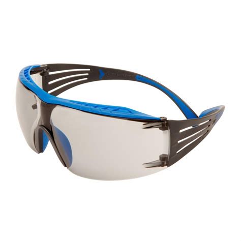 3m™ securefit™ 400x Óculos de proteção armação azul cinzenta antiembaciamento scotchgard™ k