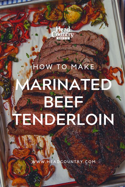 Place on rack in roasting pan. Marinated Beef Tenderloin in 2020 | Healthy grilling ...