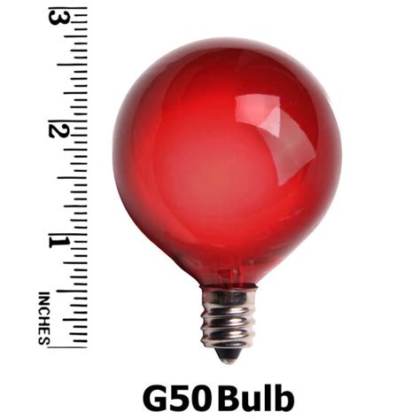 G50 Globe Bulbs Multicolor Satin E12 Base Yard Envy