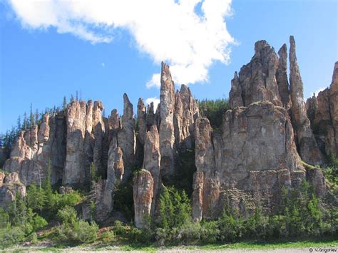 The Tails Of Wonders Lenas Stone Forest In Russia