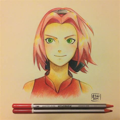 Sakura Pencil Fanart By Elimonne On Deviantart