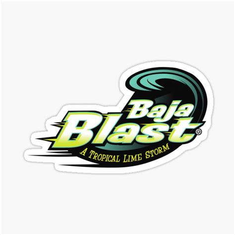 Baja Blast Plain Logo Sticker For Sale By Born2buyshirts Redbubble