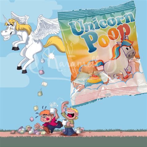 Unicorn Poop Cocô De Unicórnio Marshmallows Coloridos Karamell Store