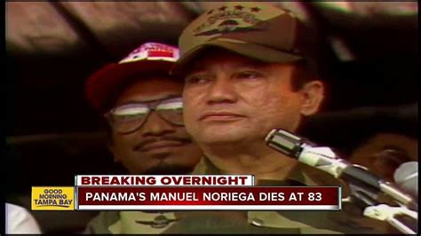 Ex Panamanian Dictator Manuel Noriega Dies At 83
