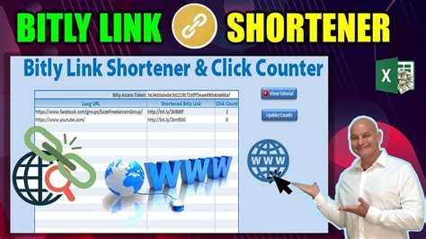 Automatically Shorten Bitly Links And Get Click Count In Excel Youtube