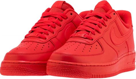 All Red Nike Air Force 1 Low