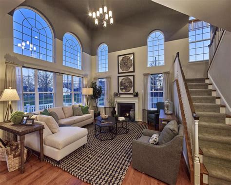'one of my favorite grey living room ideas is to use 'madison grey' by abigail ahern. Two-Toned Living Room is Comfortable, Spacious | HGTV
