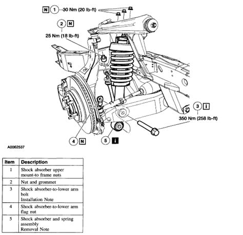 Ford Explorer Rear Suspension Diagram