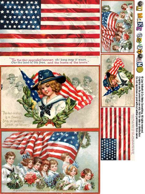 Postcard Sheets Patriotic Images Patriotic Printables Postcard