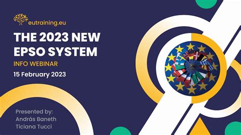 The 2023 New Epso System Eu Training