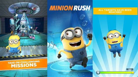 Despicable Me Minion Rush Completing Mission 1 5 Youtube