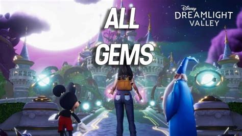 Disney Dreamlight Valley All Gems And Their Locations