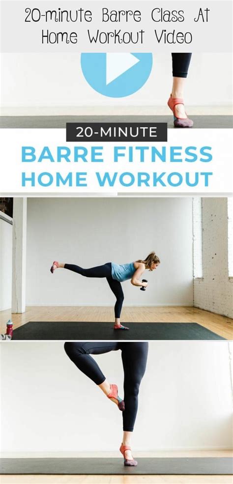 Grab This Free Barre Workout Video Here This 20 Minute At Home Workout