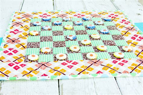 Colorful Diy Fabric Checkerboard Game Make And Takes