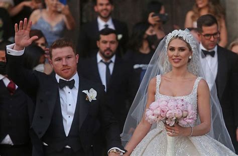 ‘canelo Álvarez Y Fernanda Gómez Se Casan En La Catedral De