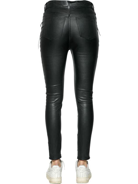 Women Leather Pant Genuine Lambskin Real Leather Trouser Lower Bottoms